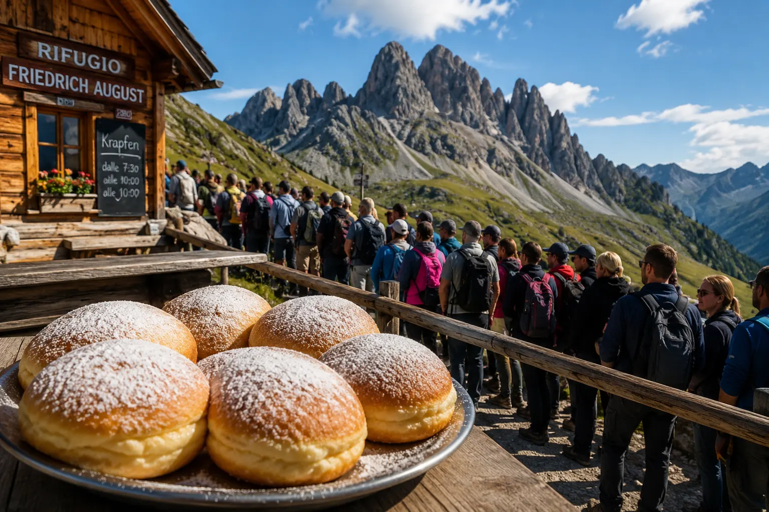Would You Queue Up a Mountain for a €4 Doughnut? The Dolomites’ Viral Pastry Sparks an Overtourism Debate