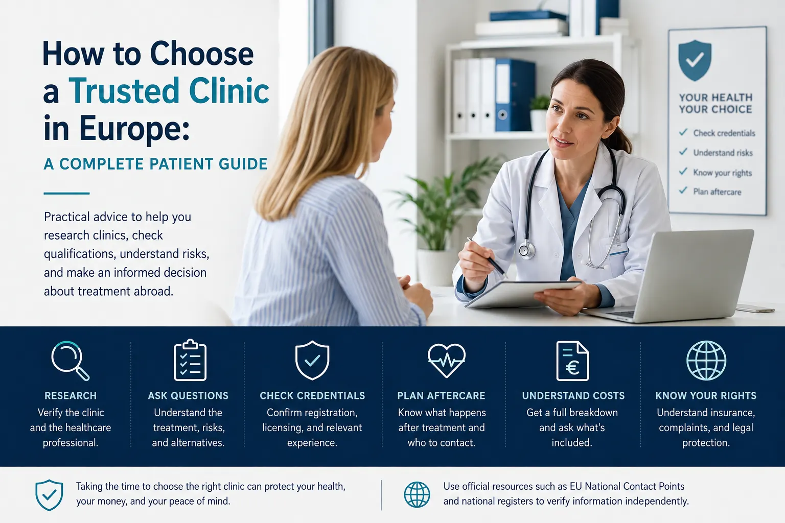 How to Choose a Trusted Clinic in Europe: A Complete Patient Guide